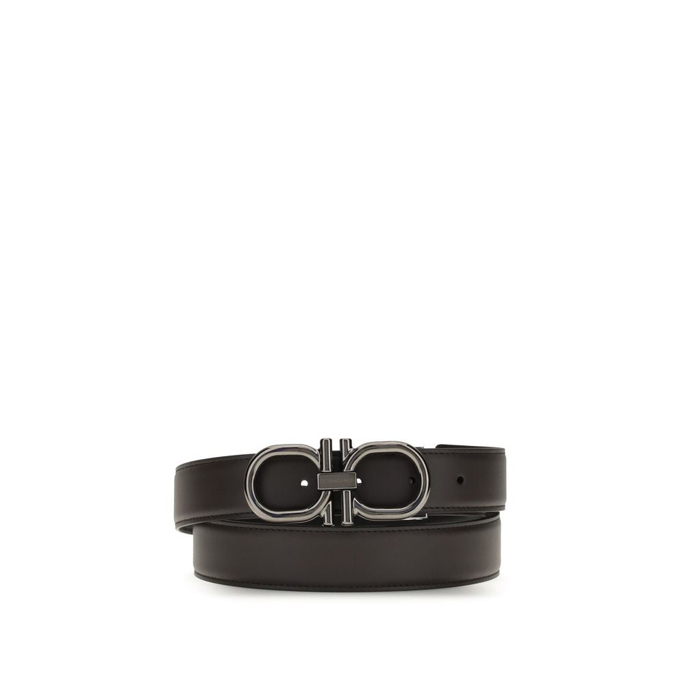 Ceinture Ferragamo Gancini noire