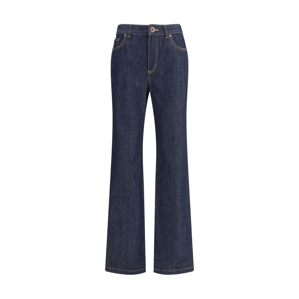 Pantalon MADE IN ITALY Denim bleu