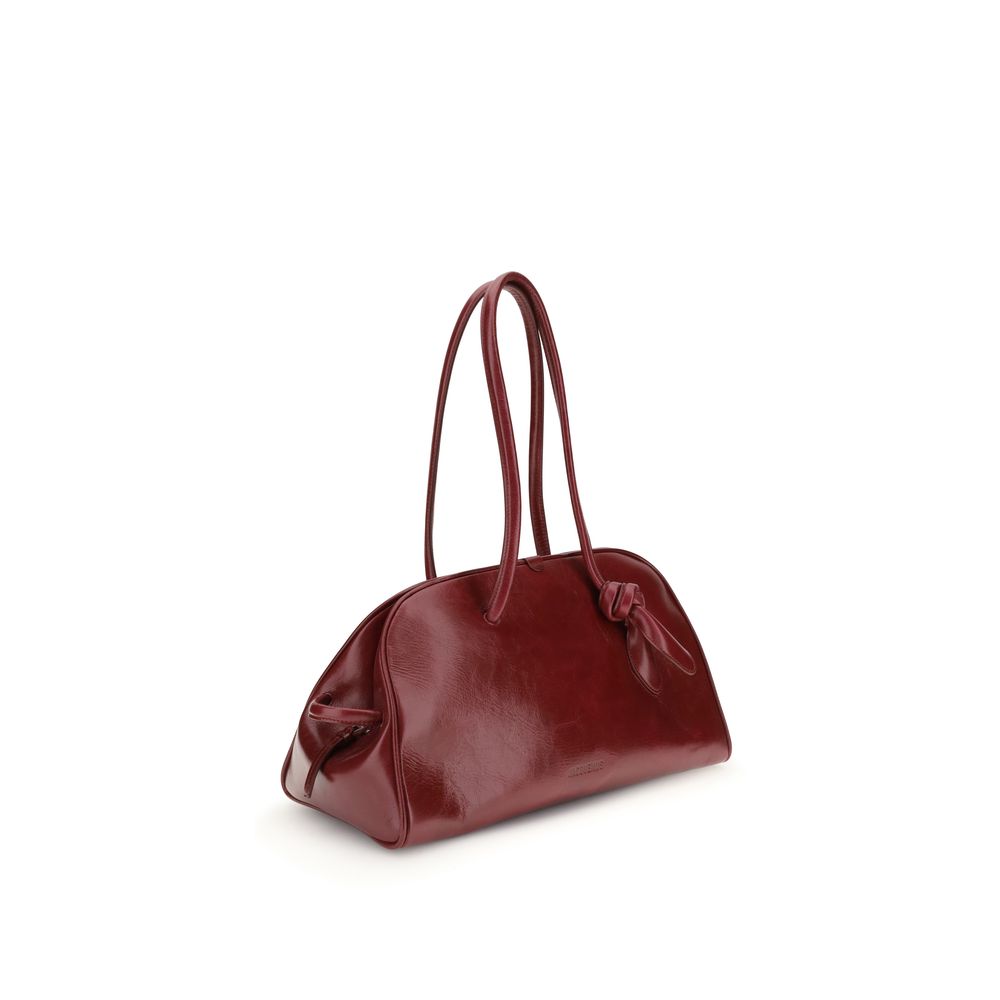 Sac Jacquemus Bowling cuir noir