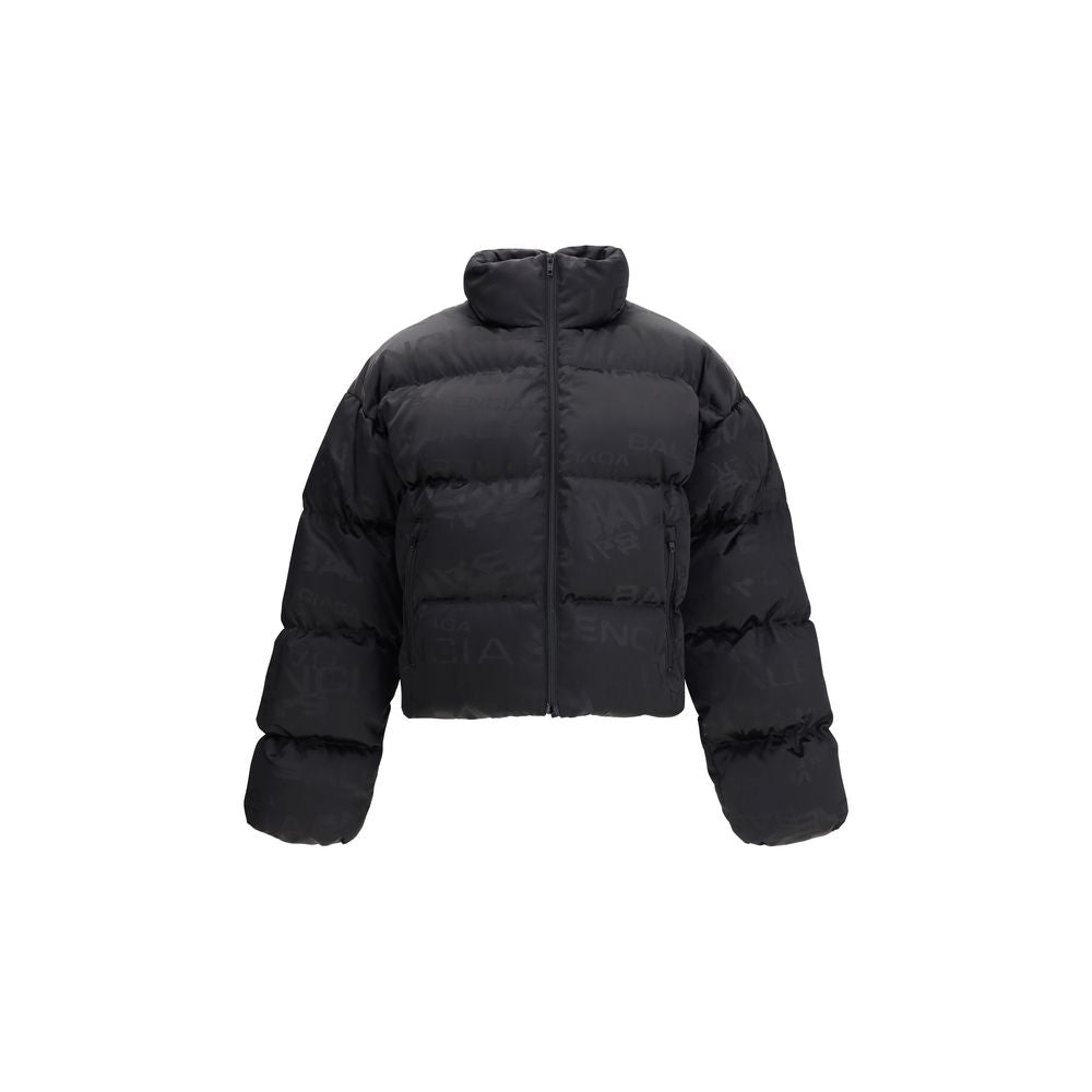 Doudoune cropped Made in Italy noire