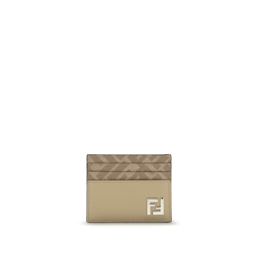 Porte-carte Fendi Squared beige