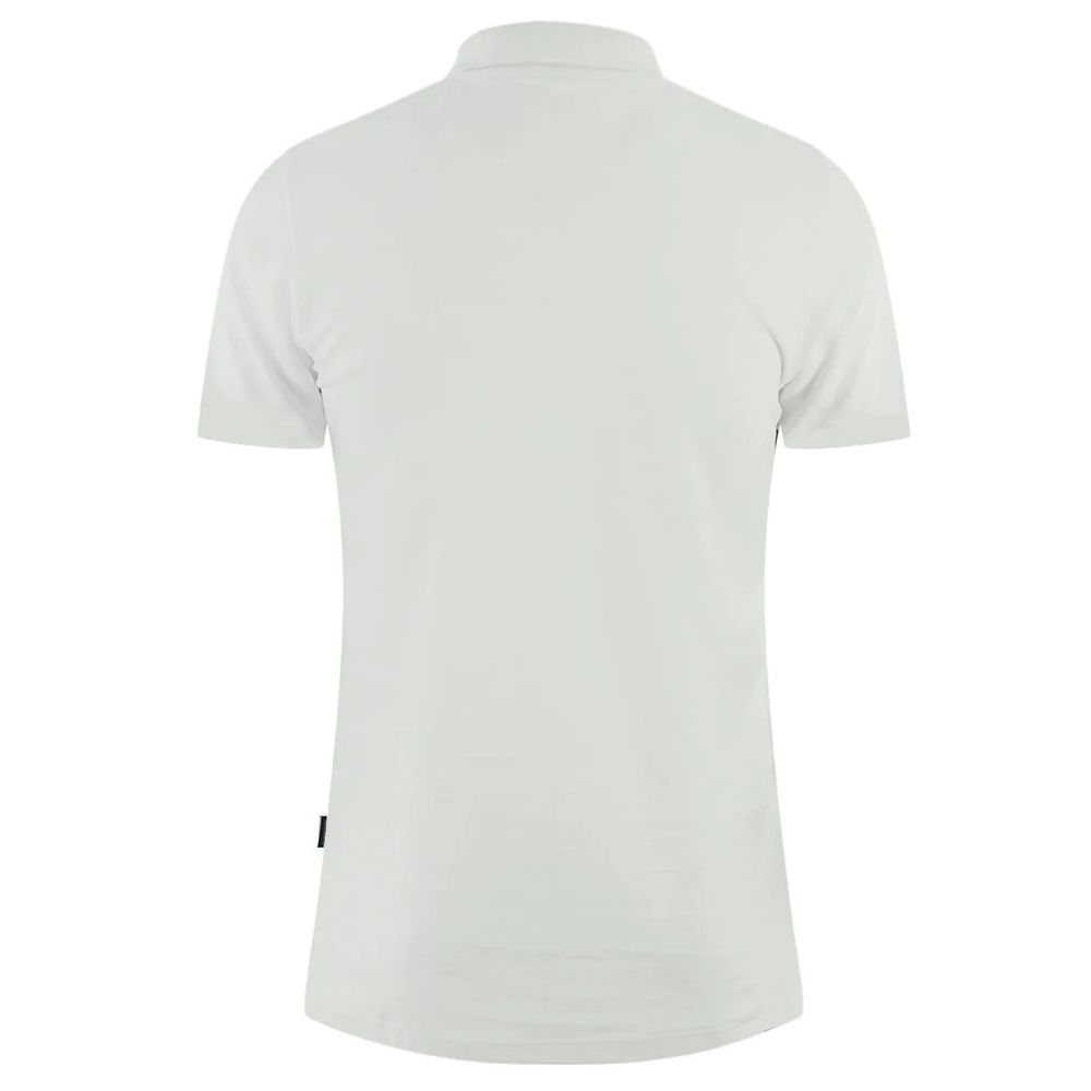 Polo Aquascutum à logo blanc