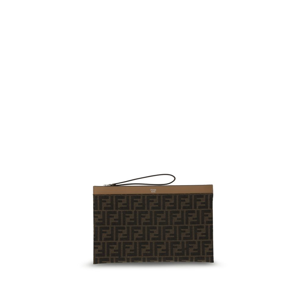 Trousse Fendi jacquard multicolore