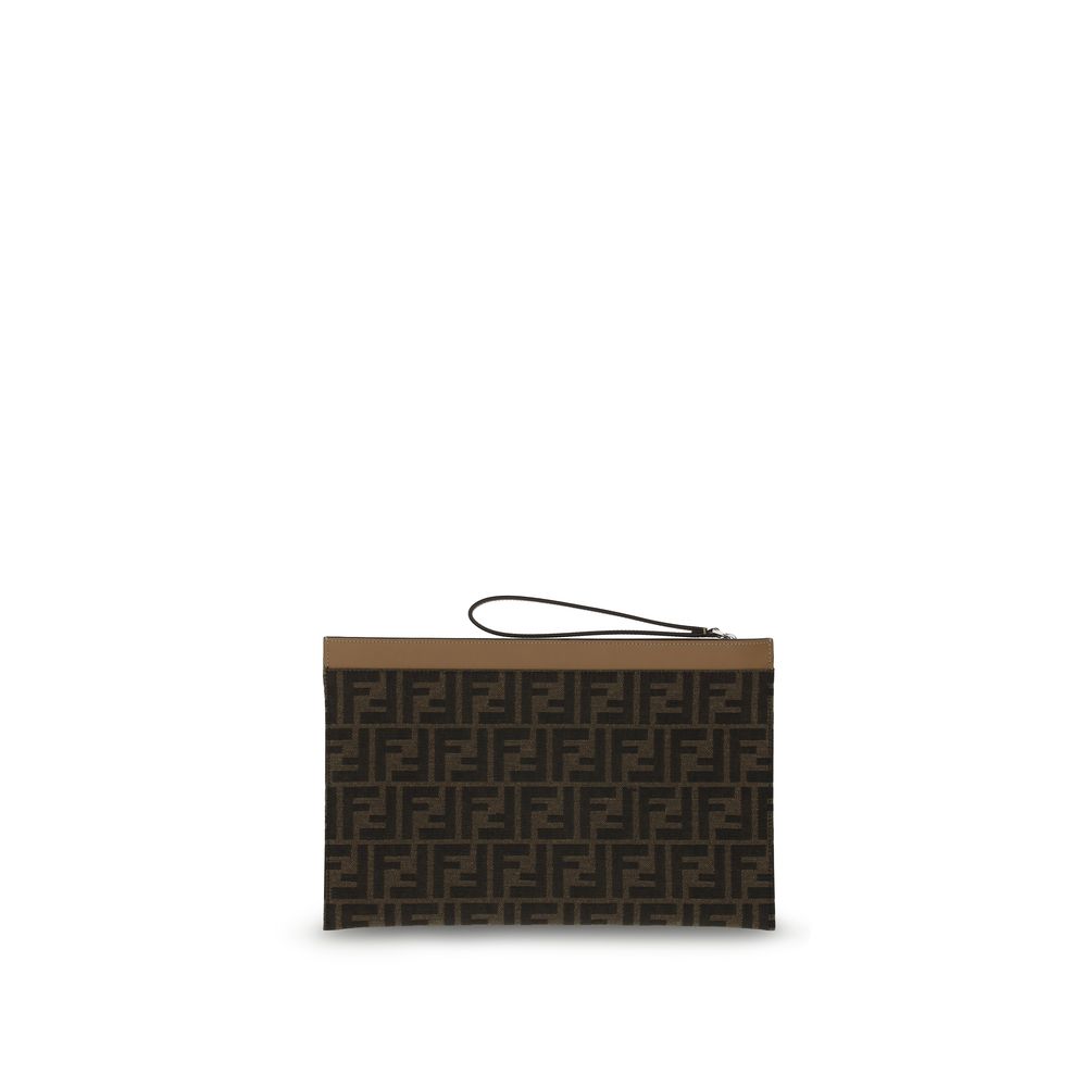 Trousse Fendi jacquard multicolore