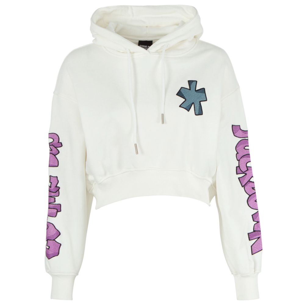 Sweat à capuche Comme des Fuckdown blanc