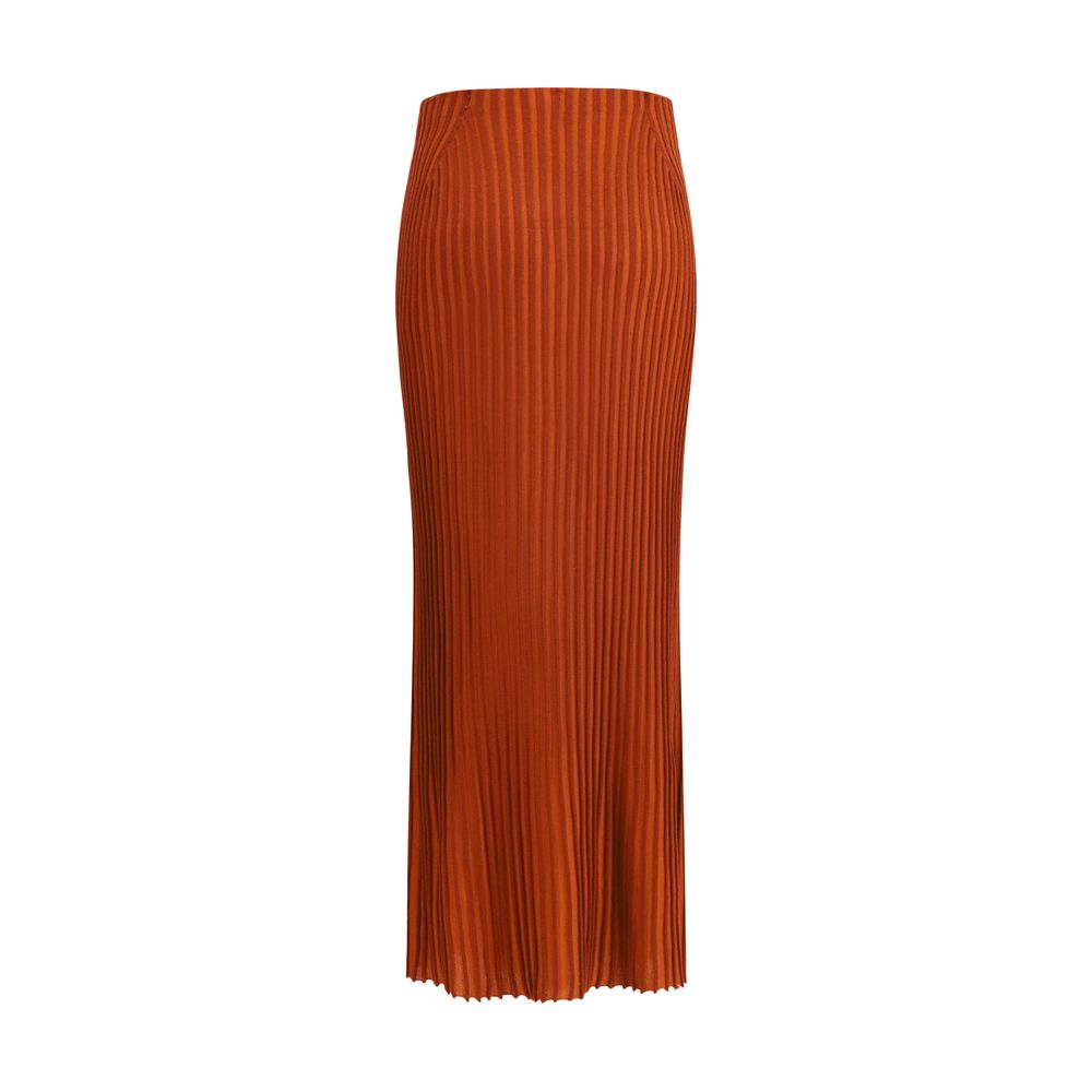 Jupe longue Gabriela Hearst en laine noire