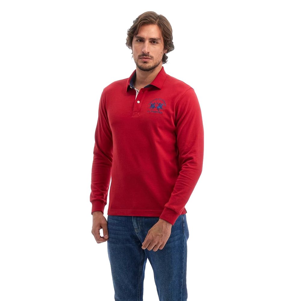 Polo La Martina rouge