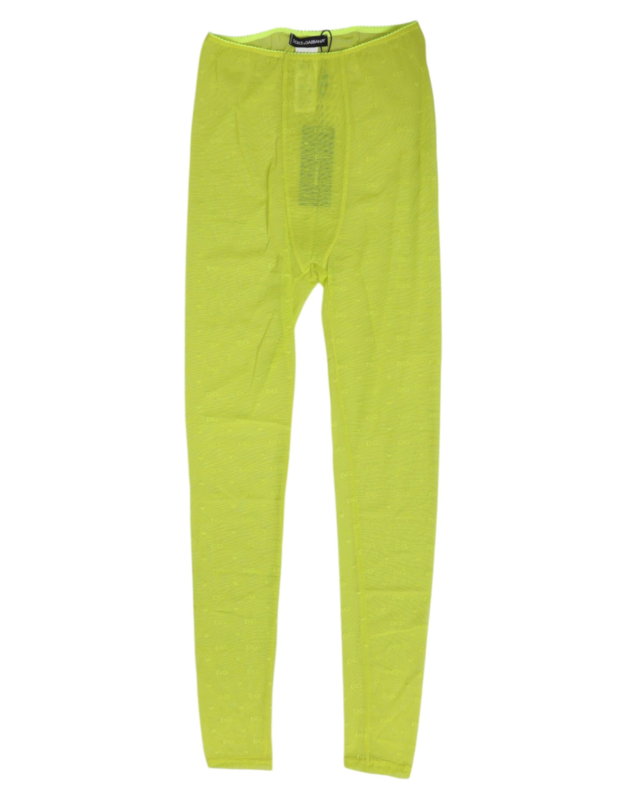 Leggings Dolce & Gabbana vert néon