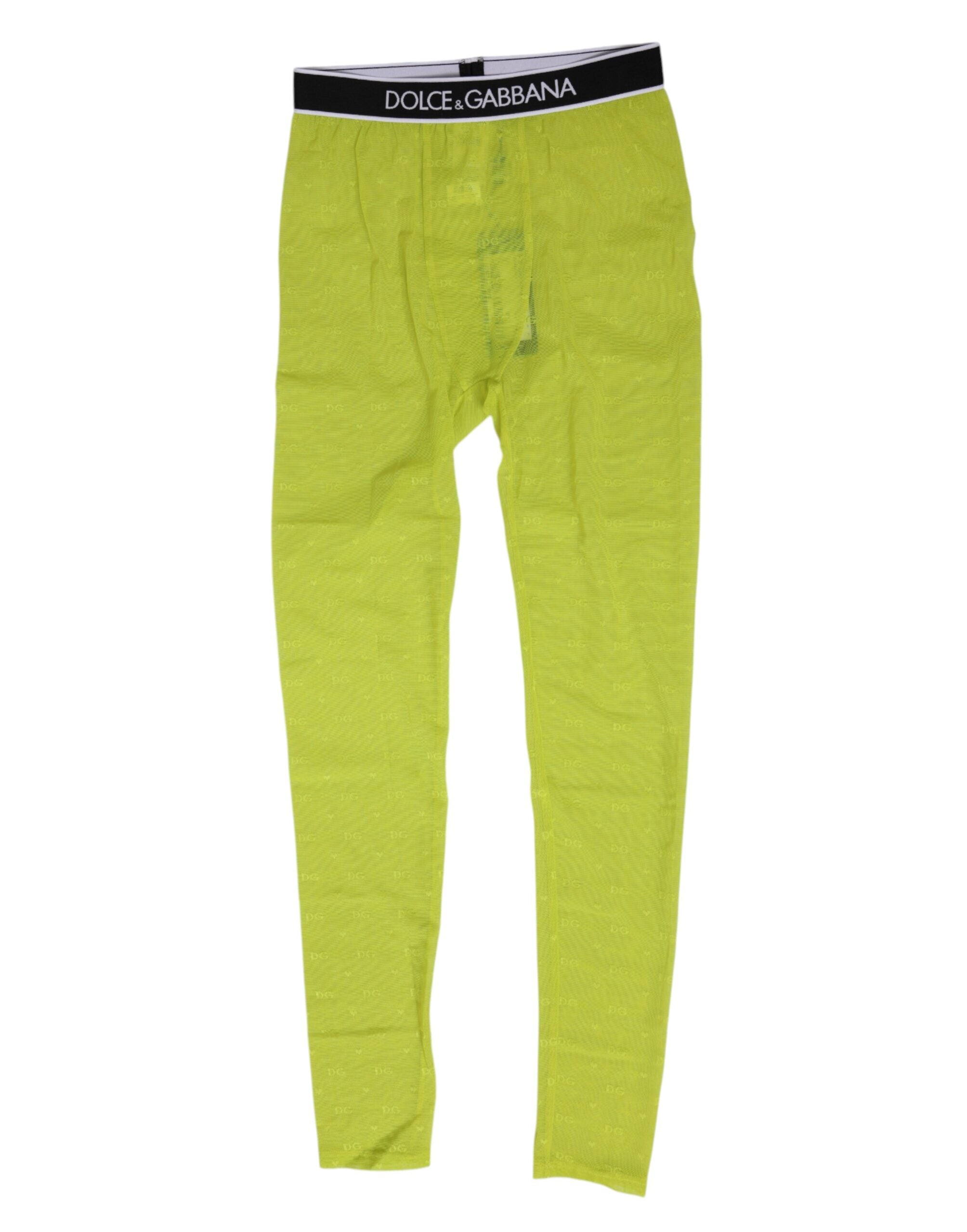 Leggings Dolce & Gabbana vert néon