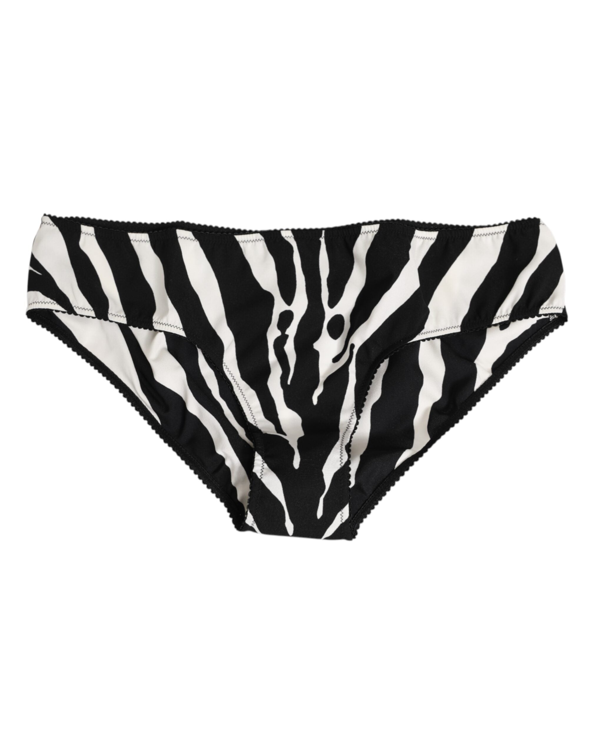 Culottes Dolce & Gabbana imprimé zèbre noir et blanc