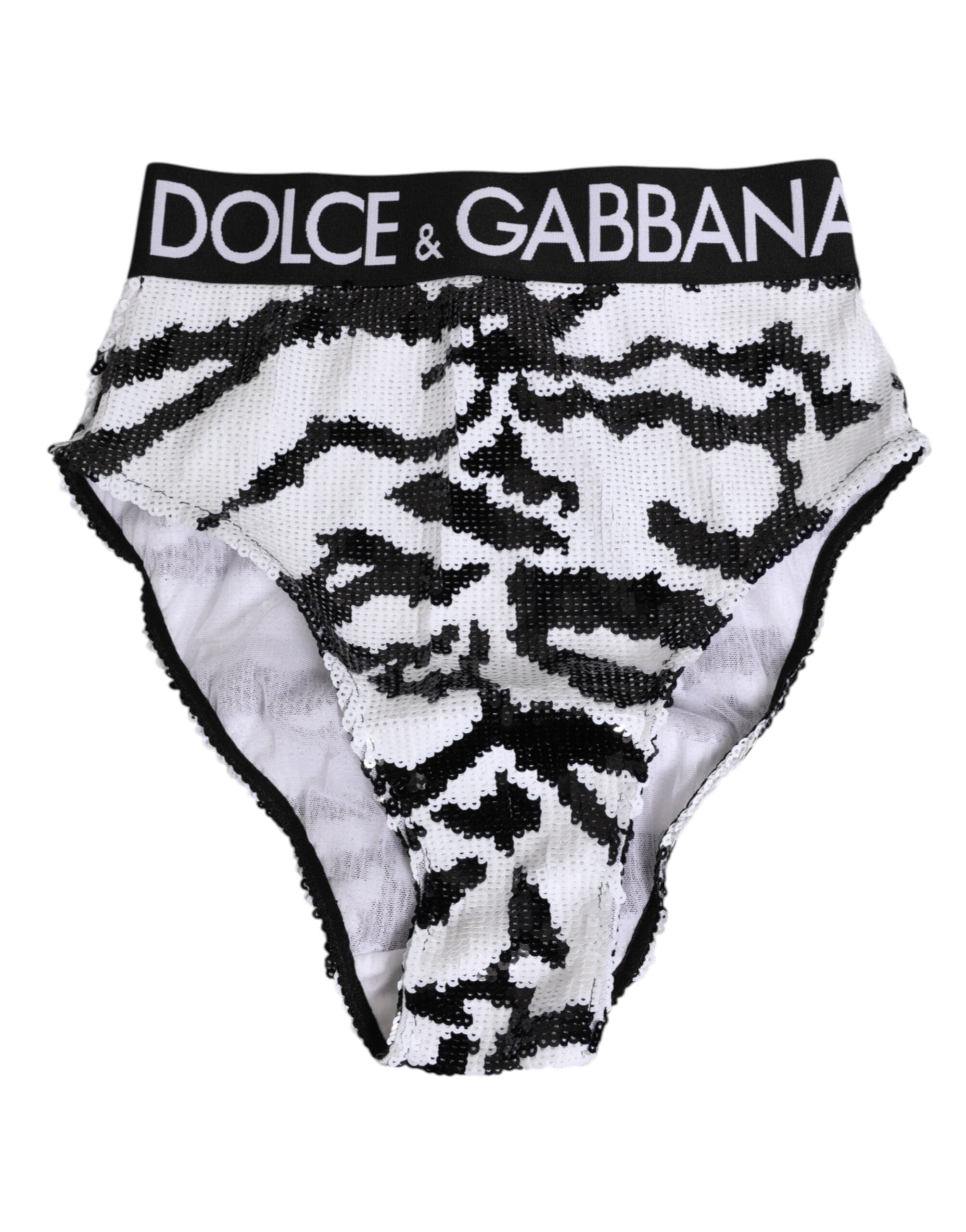 Culotte Dolce & Gabbana haute noire et blanche