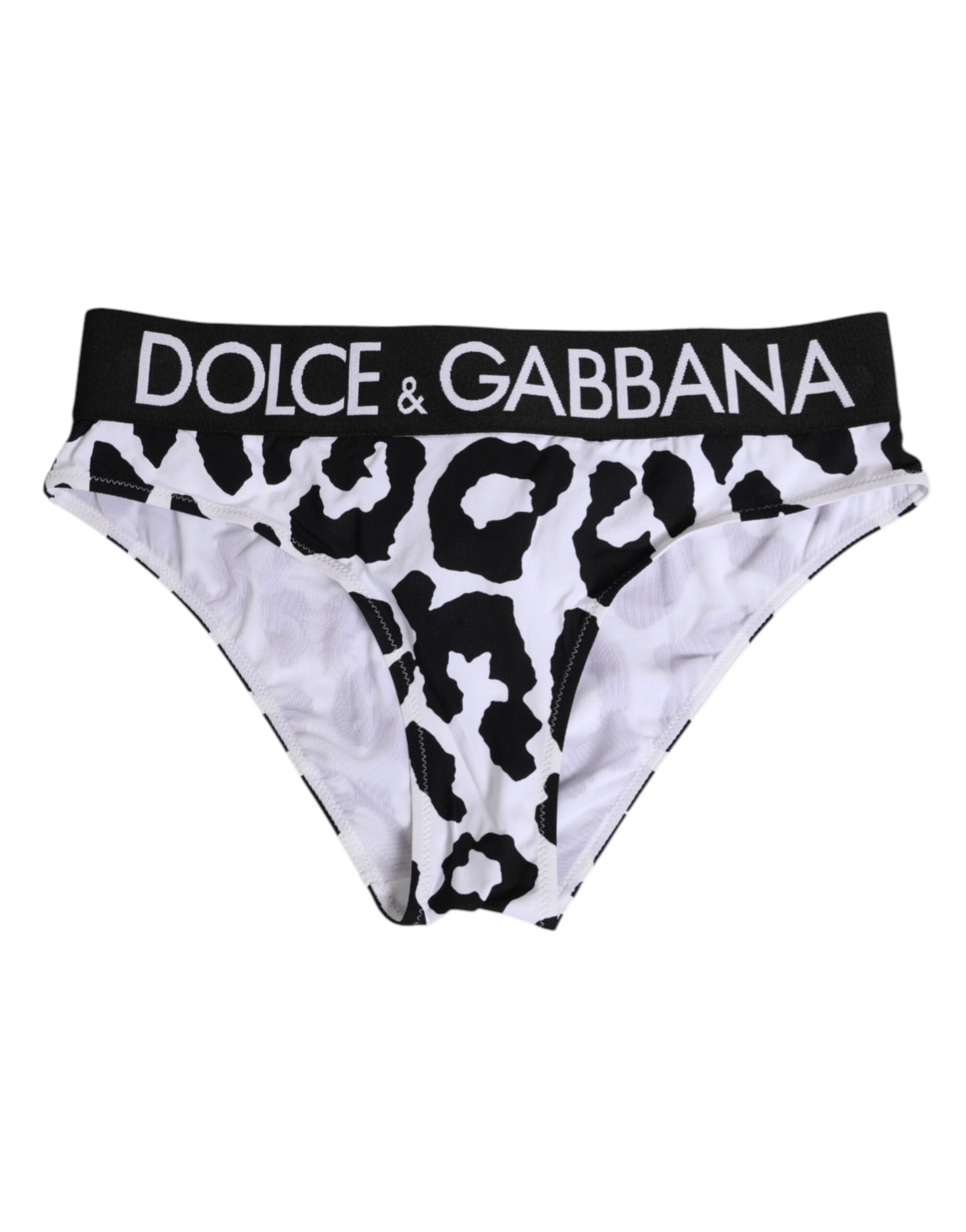 Culotte Dolce & Gabbana imprimé léopard blanche