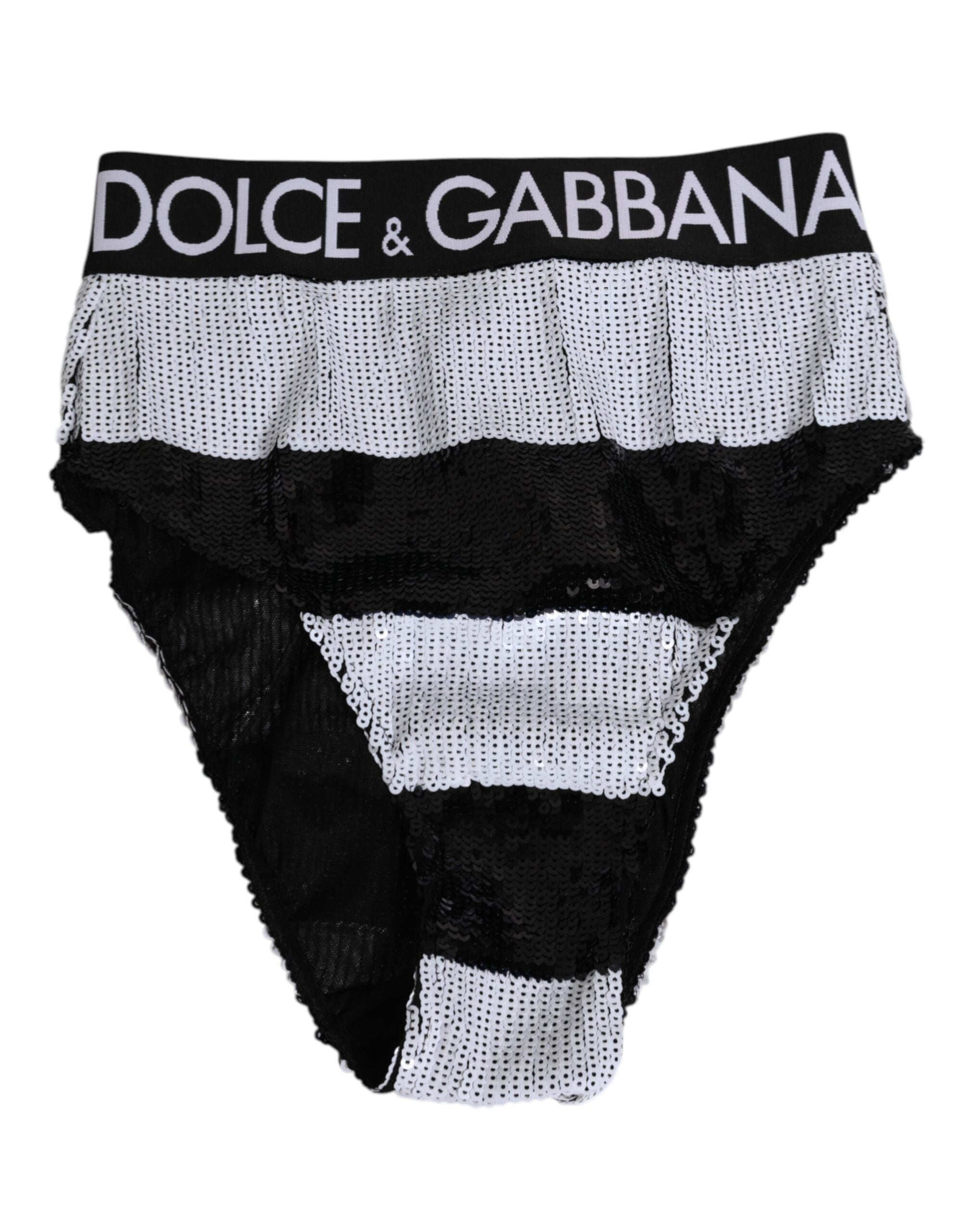 Culotte Dolce & Gabbana haute noire blanche