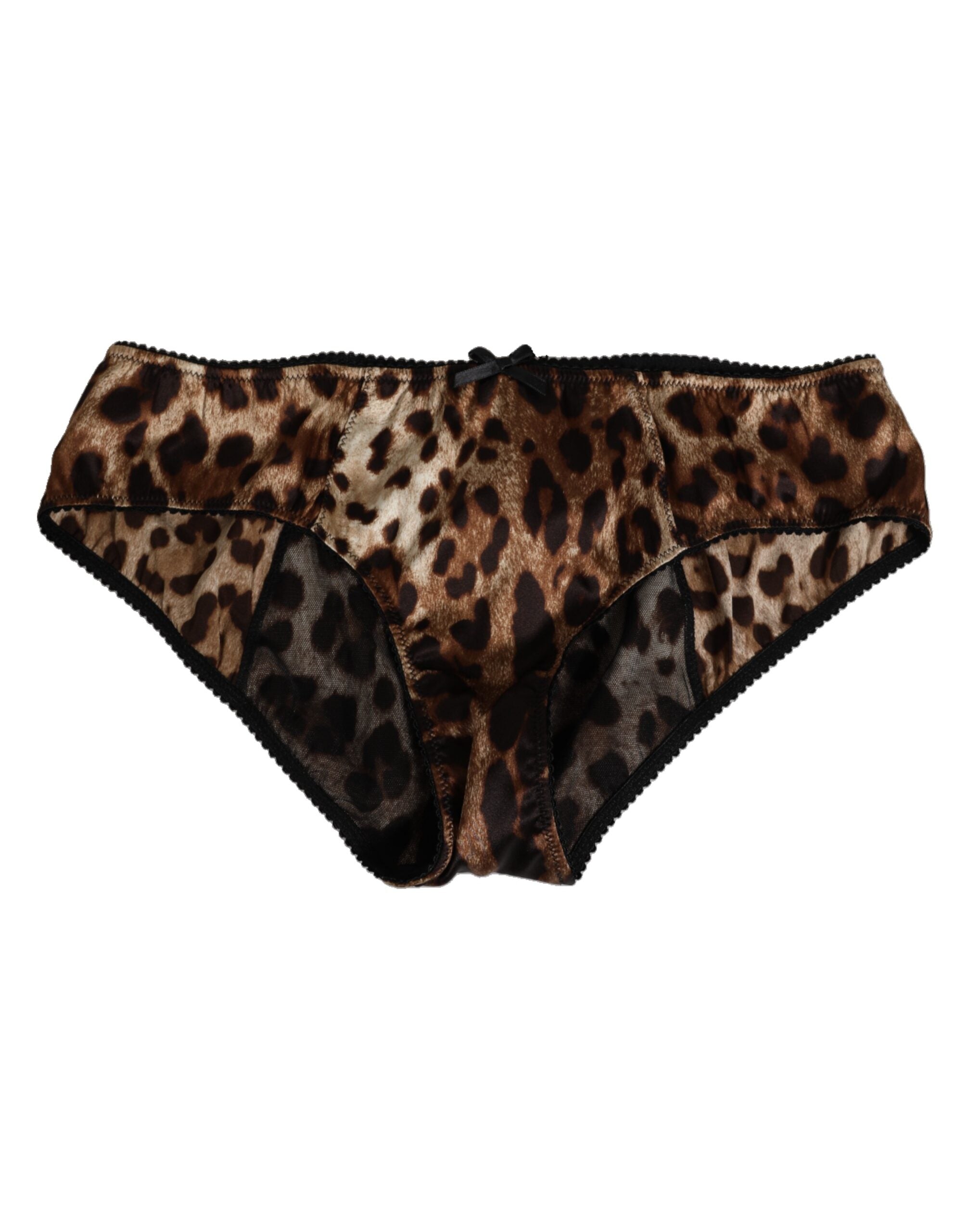 Panty Dolce & Gabbana léopard marron